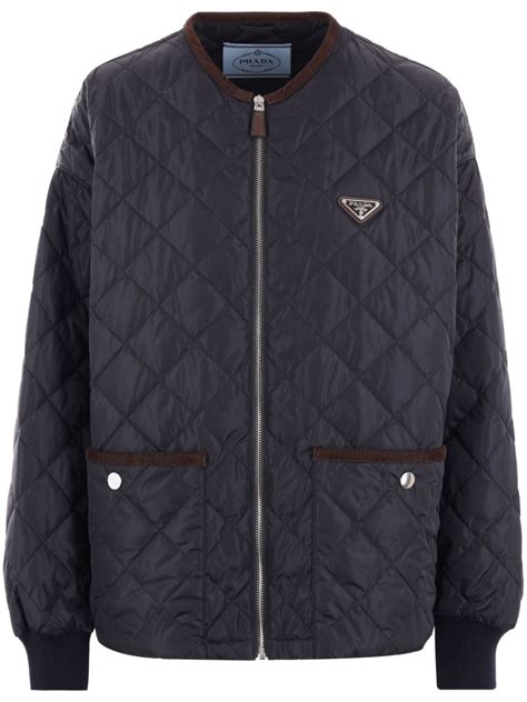 prada jacket eyes|prada quilted light vest.